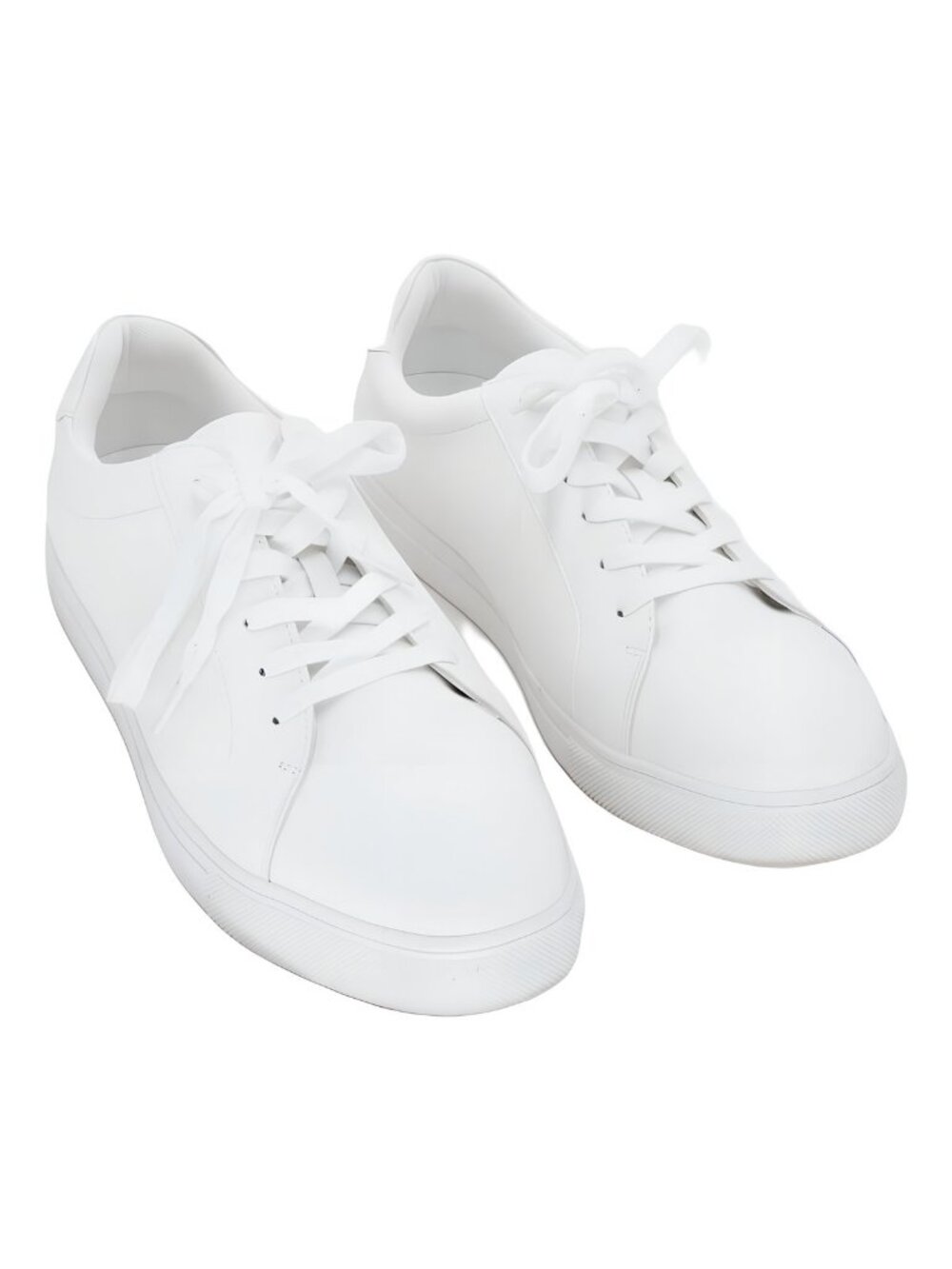 Kenneth Cole Awearness Pebble Grain Sneakers White Mens Size 11M